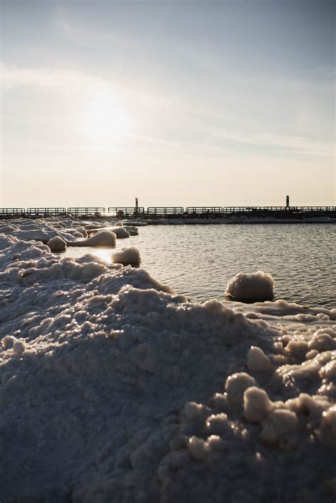 Outdoor Activity Exploring The Lake Michigan Ice Balls Abigail Albers