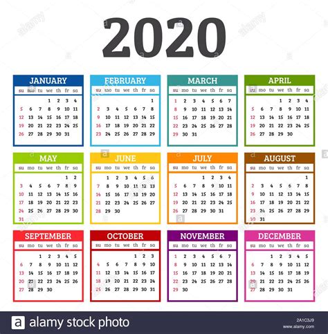Calendar Week Counter 2020 Calendar Printables Free Templates