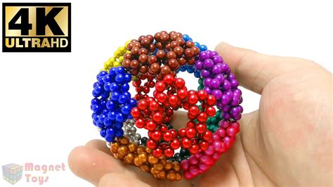 Diy Build Amazing Rainbow Ball With Magnetic Balls Satisfying