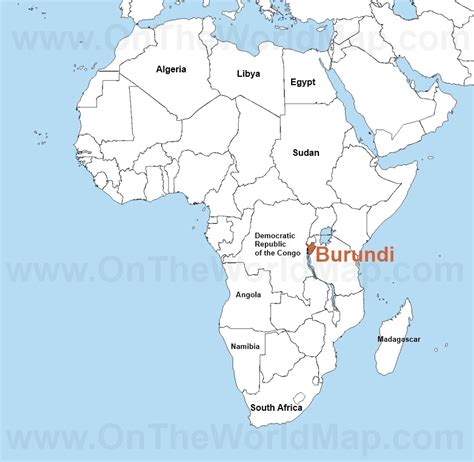 Find over 100+ of the best free africa images. Burundi on the World Map | Burundi on the Africa Map