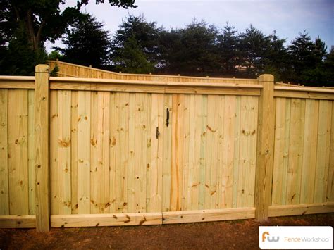 In the back, 6 feet is an appropriate height for a fence if setting up a boundary is your primary goal. The Spartan - Fence Workshop™