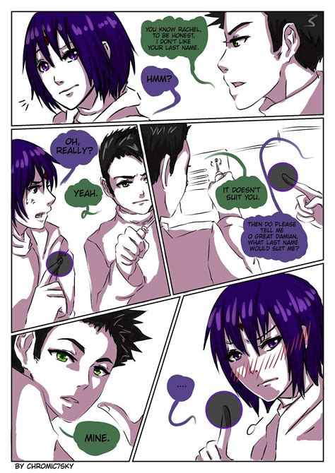An Anime Comic Strip With Two Men Talking To Each Other