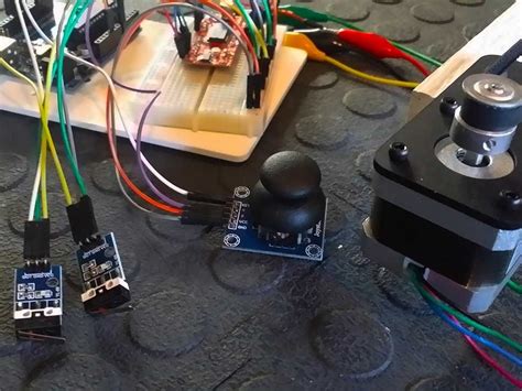 Control A Stepper Motor With An Arduino Joystick Easy Driver And