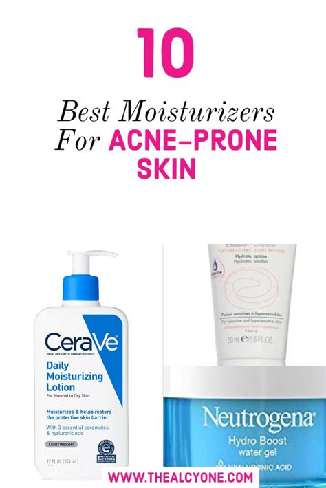 10 Best Non Comedogenic Moisturizers For Oily Acne Prone Skin Acne