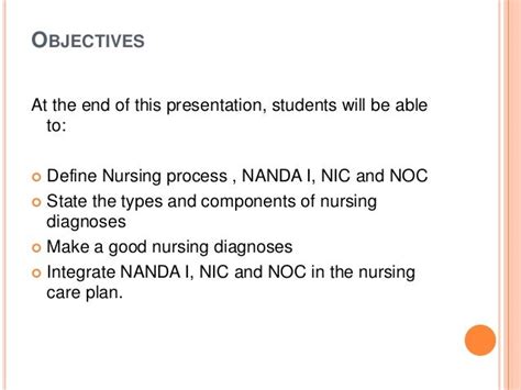 Nursing Process Nanda I Nic And Noc
