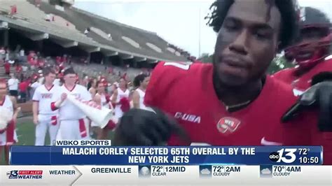 Wku Receiver Malachi Corley Drafted By The New York Jets In The Third