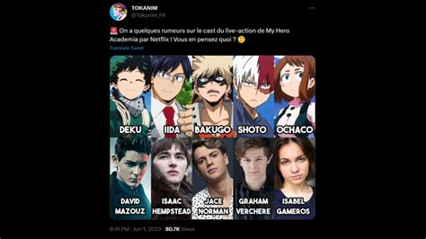 My Hero Academia Live Action Movie Leaked Cast Shocks Fans One Esports