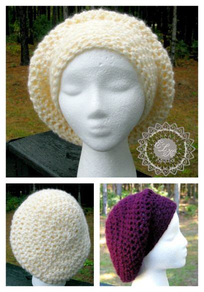 Incredibly Simple Slouchy Hat Free Pattern Crochet Adult Hat Crochet Slouch Hat Bonnet
