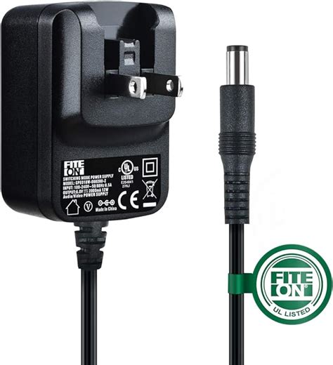 fite on 6v ac power adapter compatible with nordictrack 800 e7 sv gx4 0 gx2 0 e5 5