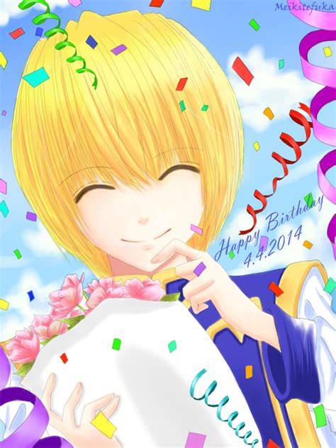 Happy Birthday Kurapika Ver 1 By Meikitefuka28 On Deviantart