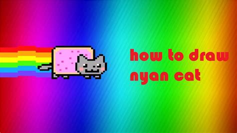 How To Draw Nyan Cat Youtube