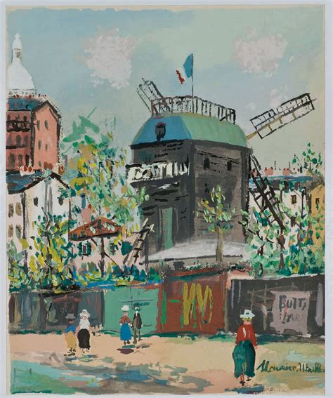 Maurice Utrillo 1883 1955 Rues De Paris Christies