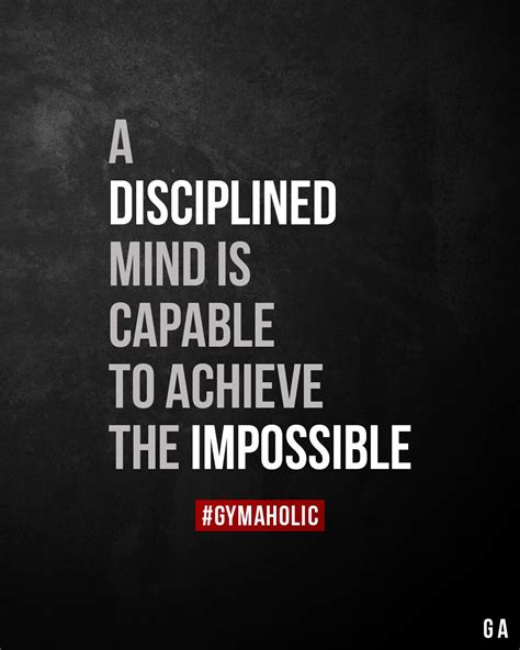 A Disciplined Mind Is Gymaholic Fitness App