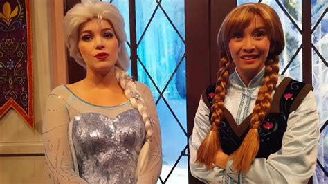 Anna And Elsas Frozen Wedding Advice Disneyland Youtube