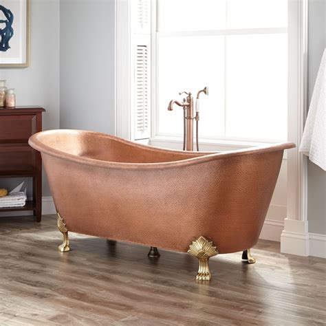 Luxury Antique Hammered Copper Double Slipper Bathtub At Rs 66000 In