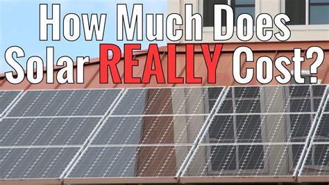 How Much Does It Cost To Install Solar Panels Yourself Are Solar