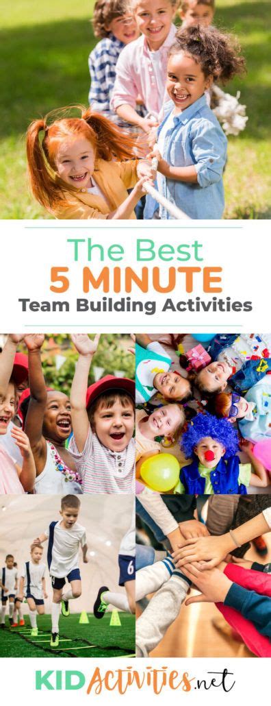 The Best 5 Minute Team Building Activities Kid Activities Kids Team
