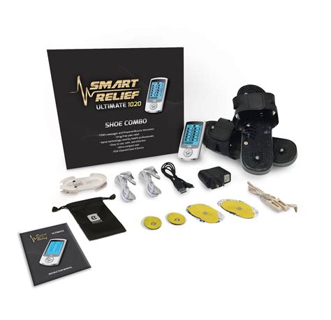 Smart Relief Ultimate 1020 Tens Device And Pressure Point Shoe Combo