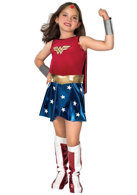 Girls Wonder Woman Costume Dc Comics Size Medium 8 10 Wholesale Commodity Department Store 24 7