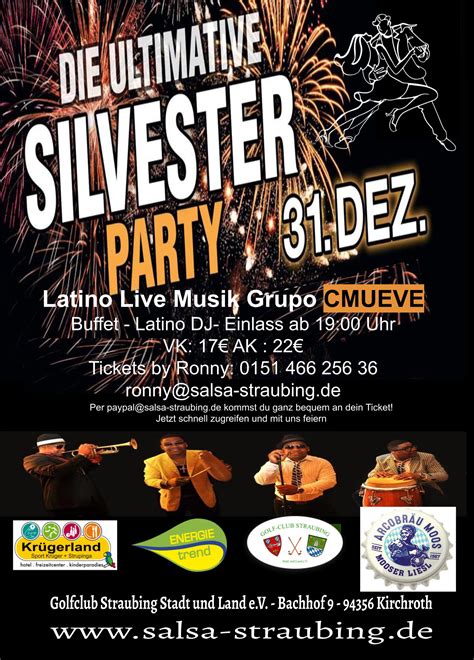 Latino Silvester Party 2019 Mit Live Musik Salsa Straubing