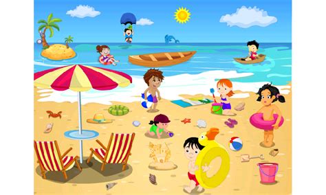 Kids On The Beach Clipart 20 Free Cliparts Download Images On