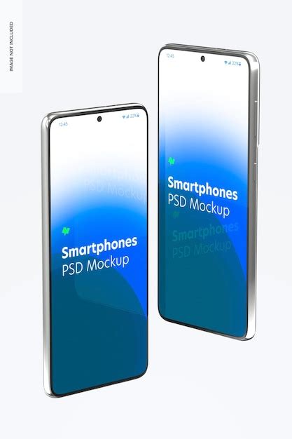 Premium Psd Smartphone Mockup Right And Left Side View