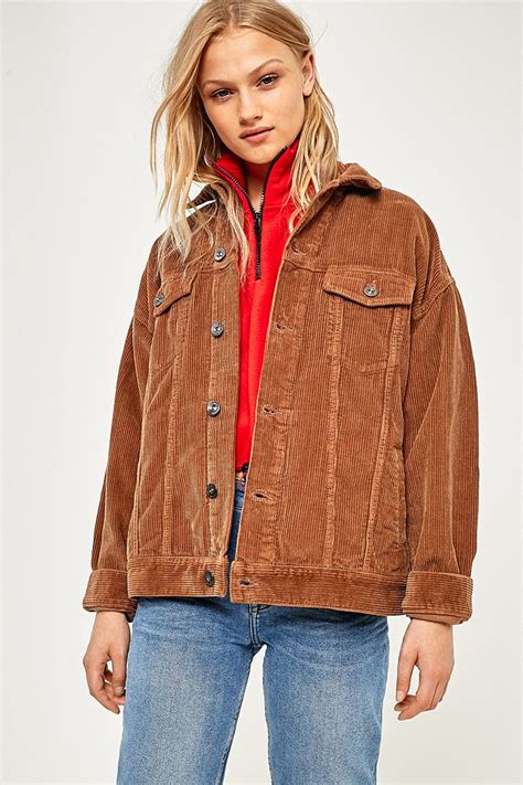 Bdg Western Brown Corduroy Jacket Urban Outfitters De
