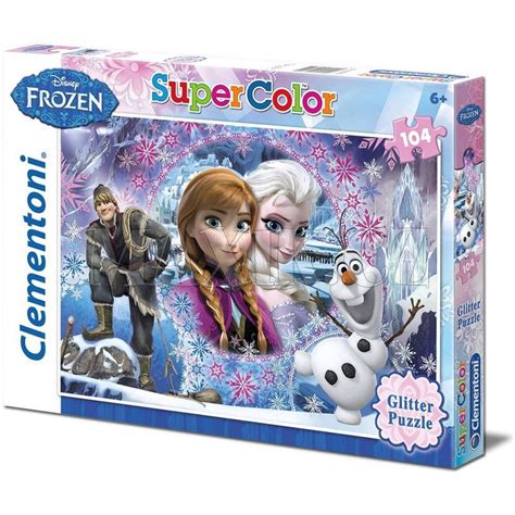 Clementoni Disney Puzzle Supercolor Glitter Frozen d Maxíkovy hračky