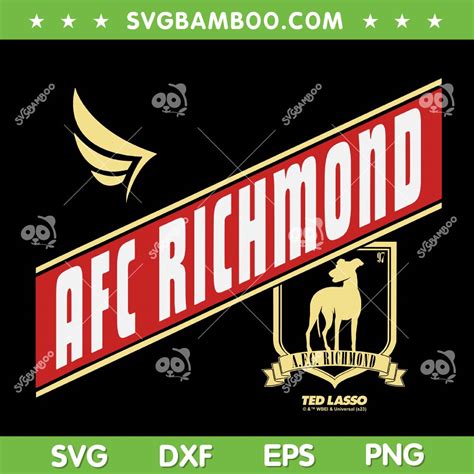 Ted Lasso Afc Richmond Crossed Logo Svg Png