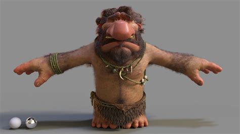 Artstation Caveman Look Dev Magno Coutinho 3d Character Character
