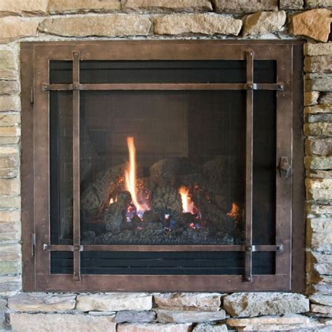 Custom Made Fireplace Screens With Doors
