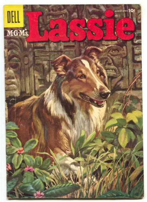 lassie 27 1956 dell comics valley of the lost vg comic books modern age dell lassie
