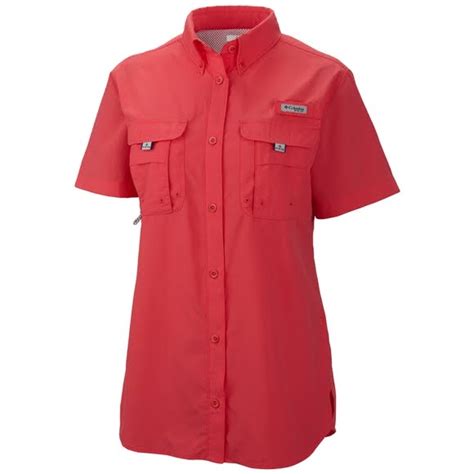 Columbia Womens Bahama Pfg Short Sleeve Shirt