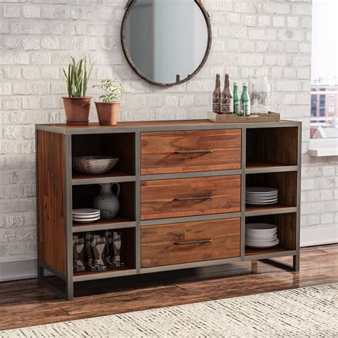 17 Stories Goncalo 52 Wide 3 Drawer Sideboard And Reviews Wayfair
