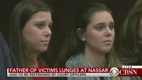 Watch The Father Of Victims Of Ex Usa Gymnastic Doctor Larry Nassar Lunges At Nassar In Court