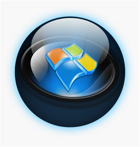 Windows 7 Start Orb Icon Windows Start Menu Icons Hd Png Download