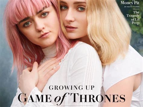 Sophie Turner And Maisie Williams Rolling Stone Cover The Hollywood