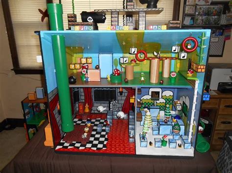Super Mario Playset I Repurposed A Doll House Into A One