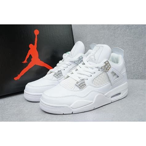 100 Auténtico Air Jordan 4 Retro Og Cement Aj4 Hombres Y Mujeres