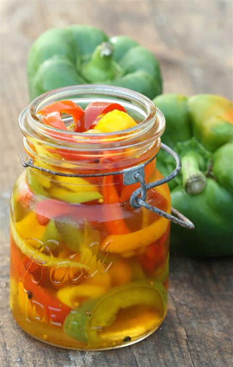 Pickled Sweet Peppers A Farmgirls Kitchen