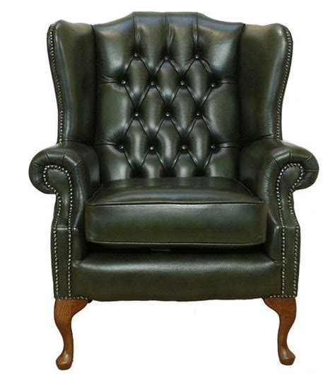 Chesterfield Mallory Flat Wing Queen Anne High Back Wing Chair Uk