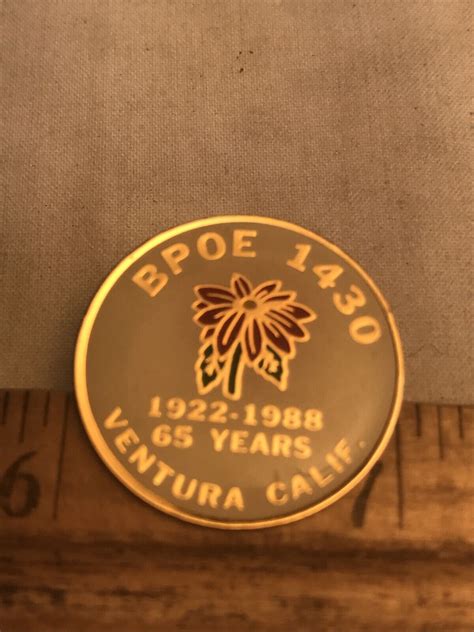 Bpoe Ventura Ca Elks Lodge Year Pin Ebay