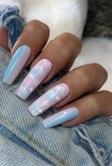 57 pretty nail ideas the nail art everyone s loving cloud mani