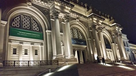 The Metropolitan Museum Of Art At Night Metropolitan Museum Of Art