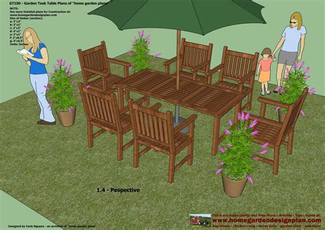 Check spelling or type a new query. home garden plans: GT100 - Garden Teak Tables ...