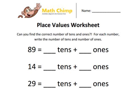 Math s for grade 1 tens and ones via. 1st Grade Math Resources | Math Chimp
