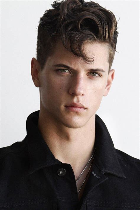 Shirtlifting Nate Hill Modern Pompadour Beautiful Eyes Male Face