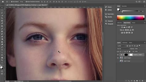 How To Lighten Eye Color Adobe Photoshop Cc 2019 Youtube