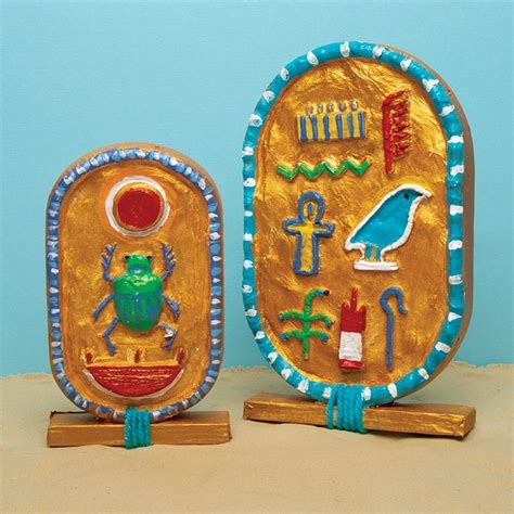Egyptian Cartouche Baker Ross Egyptian Crafts Ancient Egypt Crafts