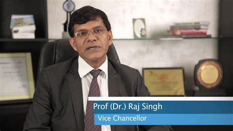 Prof Dr Raj Singh Vice Chancellor Gdgoenka University Youtube